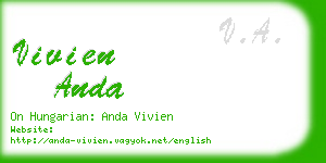 vivien anda business card